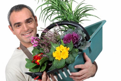 Hard landscaping features for a Neasden property garden